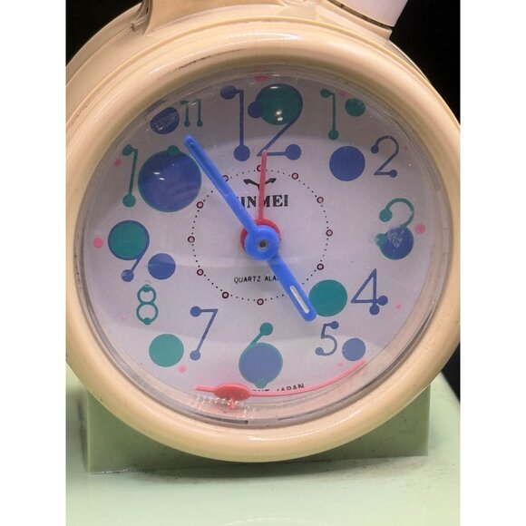 Vtg. Peter Clown Moving Musical Animated Alarm Clock Jinmei Japan NOT TESTED - Picture 4 of 9